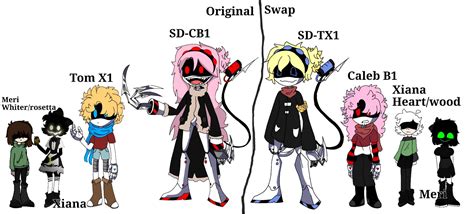 My Main Swap Murder Drones Au By Merisaphire3 On Deviantart