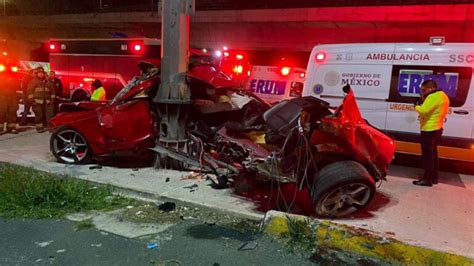 Choque De Camaro En Periférico Y Canal Nacional Deja Un Muerto Y Un