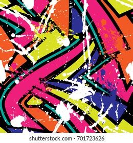 Neon Paint Splatter Wallpaper