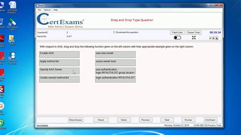 Cisco Ccna Practice Exam Questions By Certexams Youtube