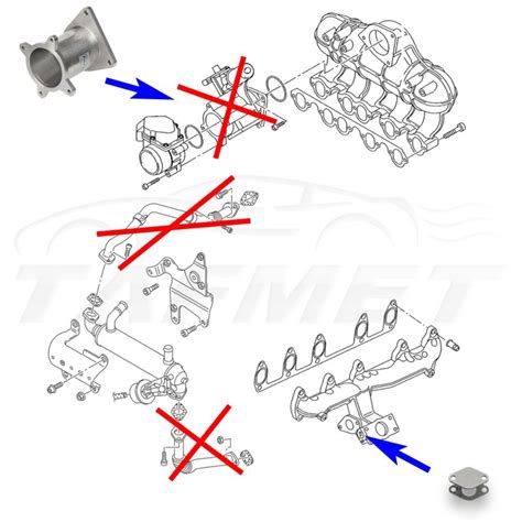 Agr Ventil Delete Entfernung Set F R Vw Touareg Crafter Mit R Tdi