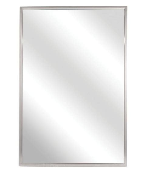 Bradley Bradex 18 X 30 Fixed Tilt Mirror With Float Glass Mirror Bradley Mirrors And Mirrors