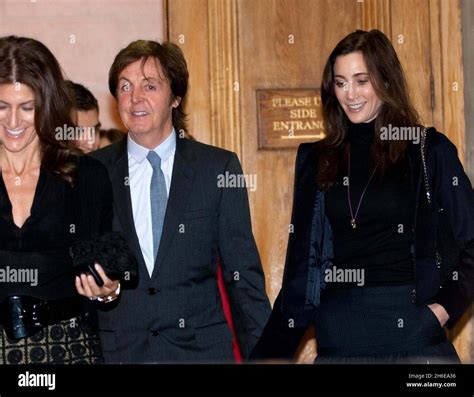 Paul mccartney nancy shevell wedding hi-res stock photography and ...