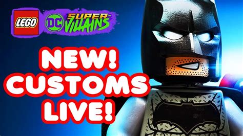 Lego Dc Supervillains Customs Live Blitzwinger Youtube