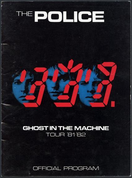 The Police Ghost In The Machine 81 82 Tour Program Music Posters