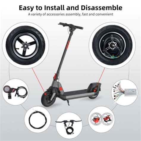 Inch Electric Scooter Hub Motor Set V W E Bike Brushless Motor