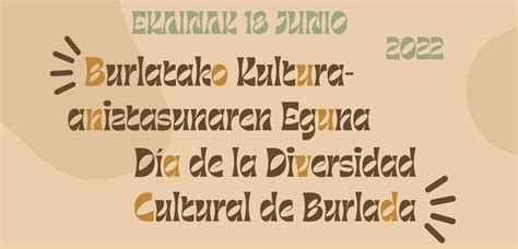 De Junio D A De La Diversidad Cultural De Burlada Ayuntamiento De