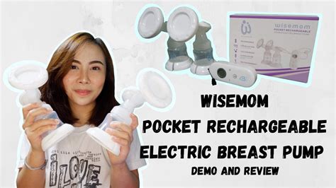 Wisemom Pocket Rechargeable Electric Breast Pump Demo And Review Ange