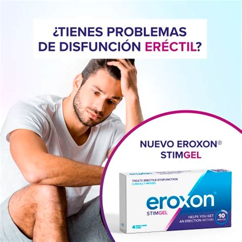 Eroxon Stimgel Gel Para la Disfunción Eréctil 4 Unidades