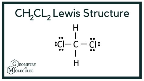 CH2Cl2 Lewis Structure (Dichloromethane) | Molecules, Hydrogen atom, Lewis