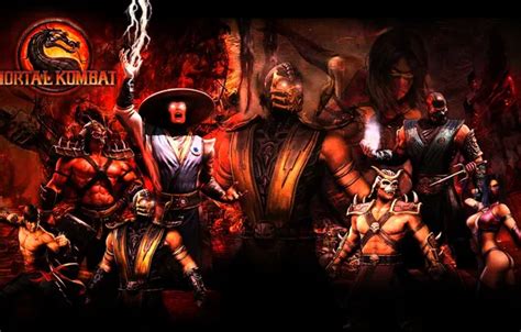 Wallpaper Mortal Kombat Scorpions Sub Zero Raiden Mileena Shao Kahn Lu Kang For Mobile And