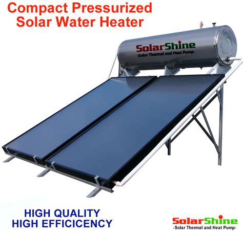 Integrated Pressurized Solar Water Heater With Flat Plate Collector Solar Water Heater And