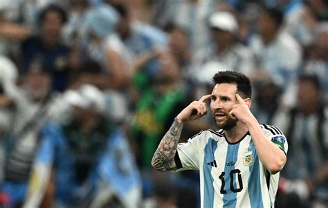 El Gesto De Messi Tras Su Gol Ante México Y El Desahogo Del Final