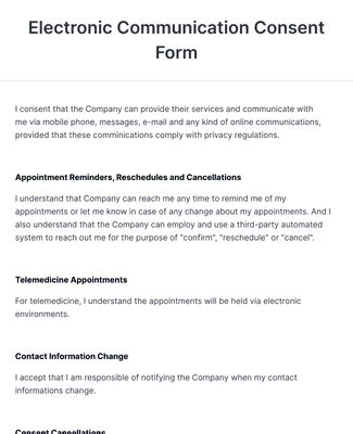 Electronic Consent Form Template Prntbl Concejomunicipaldechinu Gov Co