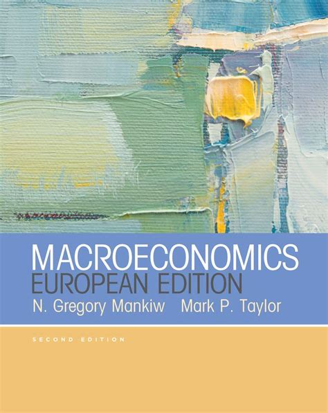 Amazon Macroeconomics European Edition Mankiw N Gregory