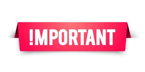 Important Notice Vector Images Over