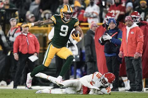 Packers' Christian Watson out Monday night against Giants with ...