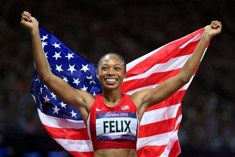 2012 Summer Olympics Allyson Felix Of United States Wins 200 Meters