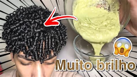 RECEITA CASEIRA de NUTRIÇÃO ABACATE para cabelos ressecados YouTube