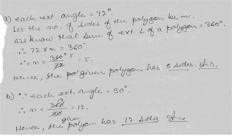 Find The Number Of Sides Of A Regular Polygon Whose Each Exterior Angle