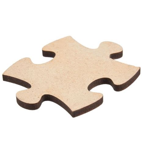 Blank Unfinished Wooden Jigsaw Puzzle (100 Pieces), Pack - Pick ‘n Save