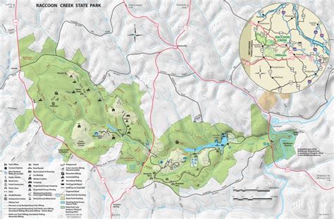 Raccoon Creek State Park Map by Avenza Systems Inc. | Avenza Maps