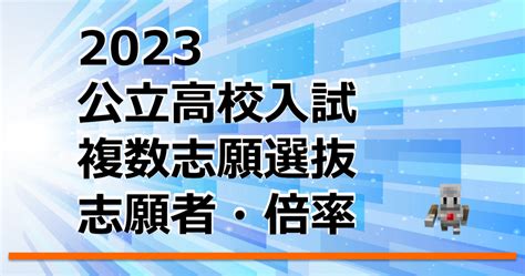 【確定】2023年度 兵庫県公立高校入試 複数志願選抜 志願者数・倍率 西宮の塾なら、成績別個別・学びホーダイの総合進学塾アドバンス