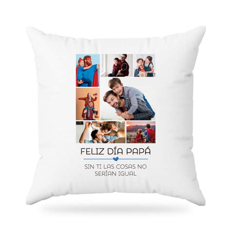 Almohada Personalizada Feliz D A Pap Ms Regalos