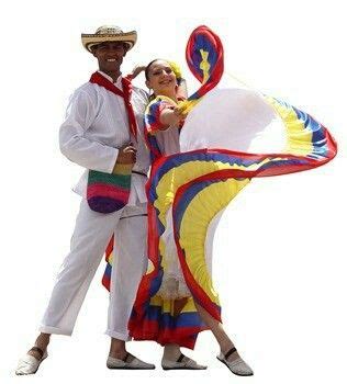 Cumbia Colombia Trajes Tipicos Colombianos Traje Tipico Colombia