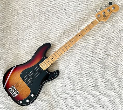 2008 Fender American Standard Precision Bass Sunburst With Reverb