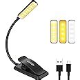 Gritin Lampe De Lecture Rechargeable Liseuse Lampe Clip Led