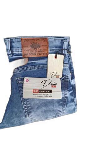 Regular Fit Faded Men Denim Jeans Navy Blue At Best Price In New Delhi