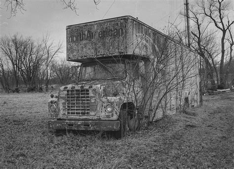 [Abandoned] Old North American moving truck left to decay in an Iowa ...