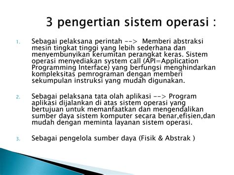 Solution Konsep Dasar Sistem Operasi Studypool