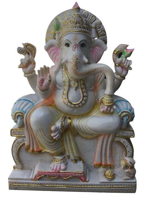 Multicolor 2 5feet Marble Ganesh Statue At Rs 21000 In Alwar ID