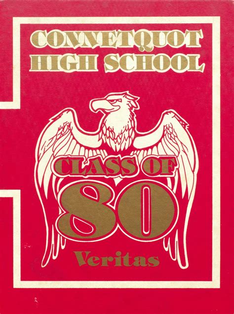 1980 yearbook from Connetquot High School from Bohemia, New York for sale