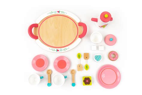 WOODEN TEA SET - Tooky Toy - Shine Project