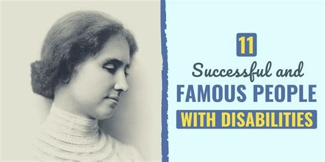 11 Successful And Famous People With Disabilities