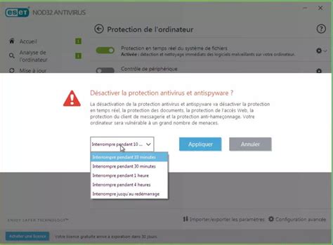 Comment désactiver son antivirus malekal