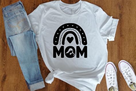 Rainbow Mom Svg Bundle Cute File