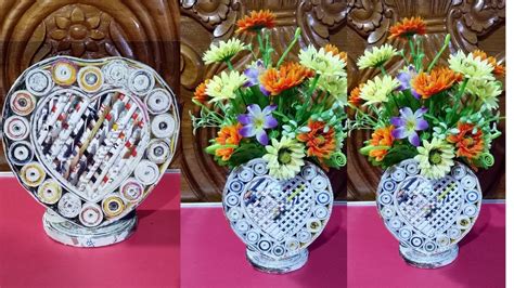 Newspaper Flower Vase Diy Newspaper Crafts Best Out Of Waste Lifestyle