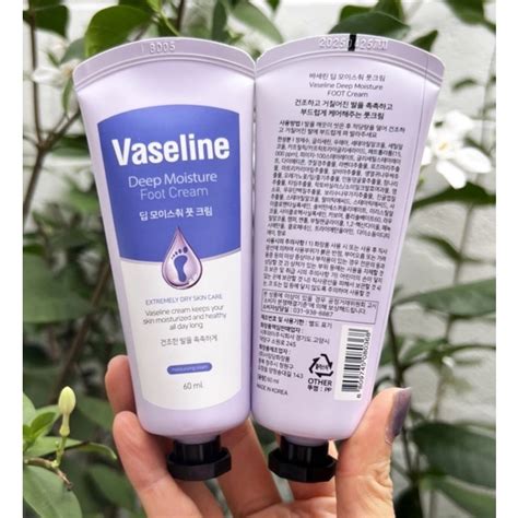 Vaseline Deep Moisture Foot Cream Ml Shopee Thailand