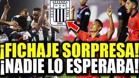 Lo Ultimo Sorpresa Total Alianzalima Sorprende Con Nuevo Fichaje