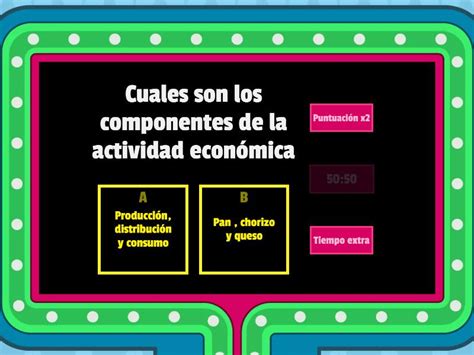 Actividades Econ Micas Gameshow Quiz