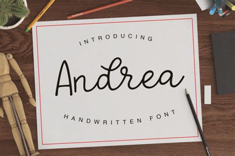 Andrea Script Font