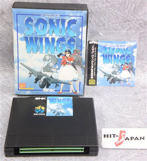 Sonic Wings Neo Geo Aes Snk Neogeo Free Shipping Japan Video Game Ref