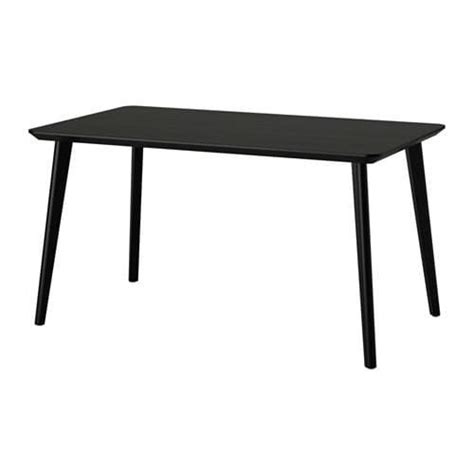 Ikea Dark Modern Dining Table Aptdeco