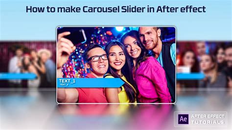 How To Make Carousel Slideshow In After Effect Carousel Animation