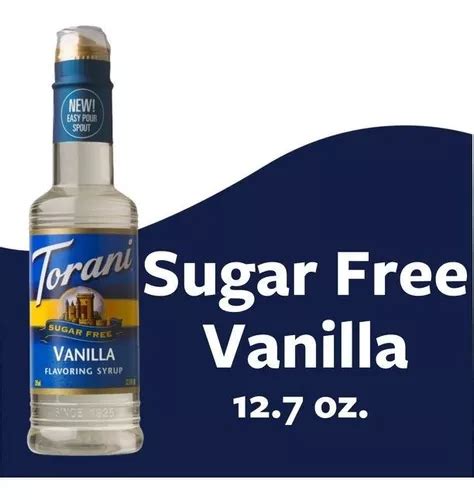 Jarabe Torani Sin Azucar Vainilla Francesa 375ml MercadoLibre