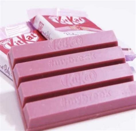 Розовый кит кат [kitkat ruby]